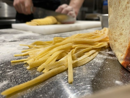 手打ちパスタ　タリアテッレ