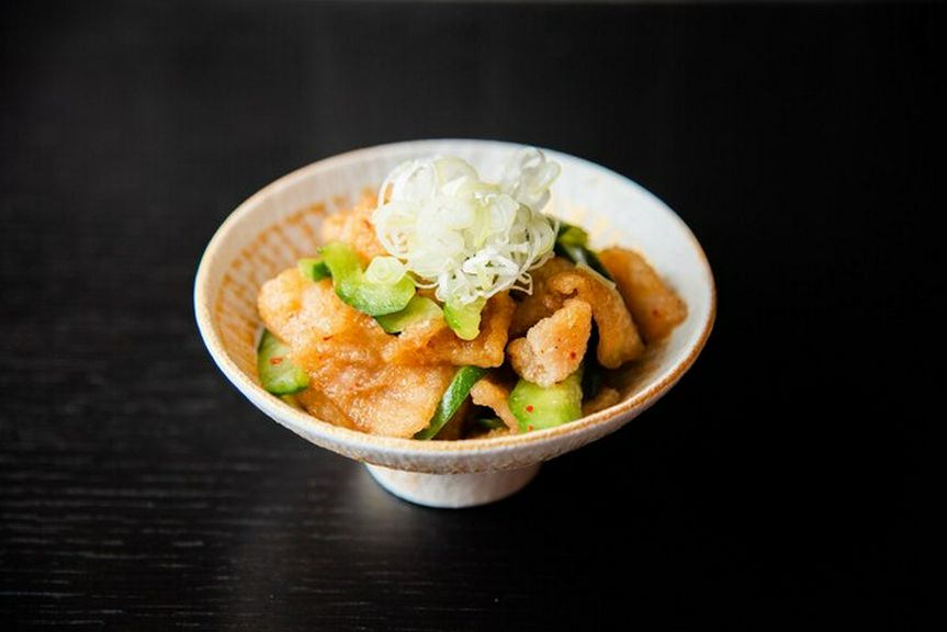 鶏皮ポン酢