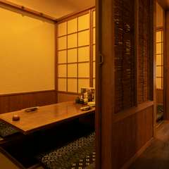 プライベートな空間を保てる個室が14室