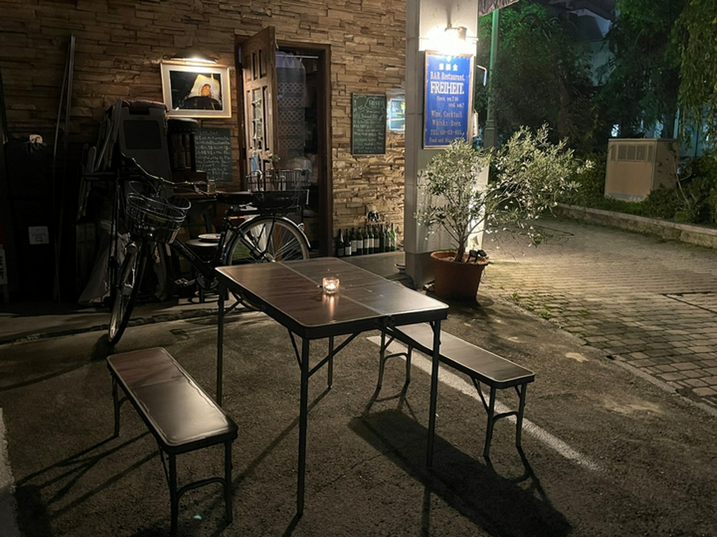 外観写真 オープンエアー 飲食　バーキュー可能