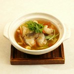 鱈を唐揚げに、和風の野菜あんをかけた一品です。