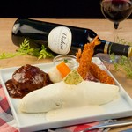 いくつになってもワクワクする「お子様ランチ」 を大人向けにプレートでご提供いたします。