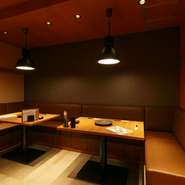 落ち着いた空間でしっぽり飲み会