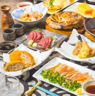 内容充実の飲み放題付きコースは3,500円～◎