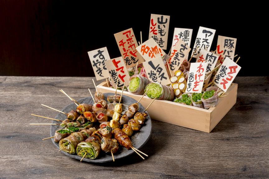 当店自慢☆野菜&フルーツも串焼きにしちゃいました!