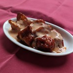 濃厚チーズと甘辛チキン！