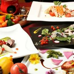 旬の食材を楽しめる季節のディナーコースをご用意！歓送迎会・女子会やパーティーに♪