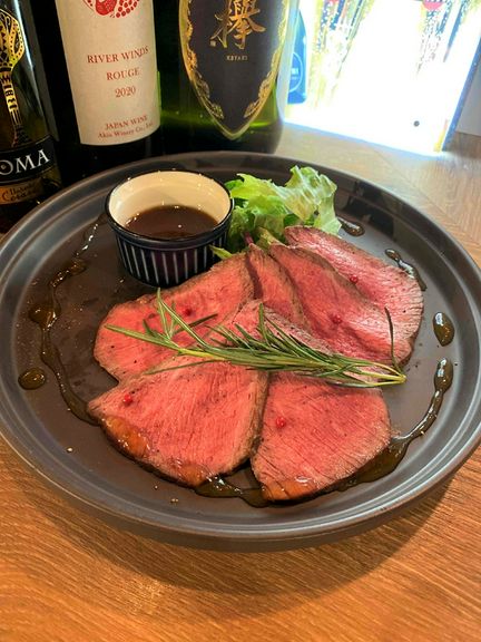 BARBiGの絶品☆黒毛和牛のローストビーフ