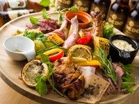 牛ステーキ1種・チキン・大崎産フランク

※ミートプレートは多少調理時間頂戴致します