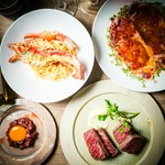 どんなシーンでもご使用いただける自慢のメニューのラインナップです。２名様からご案内が可能です。
