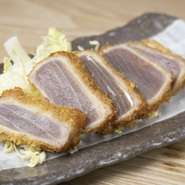 新鮮な鮪を使った絶品カツになります。