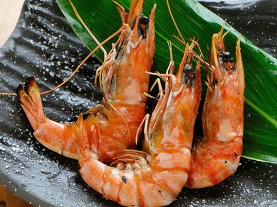 海老の塩焼き
