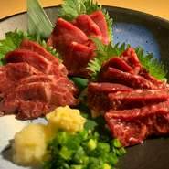 熊本県産の馬刺し！
