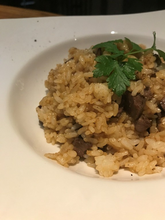 ビーフガーリックライス