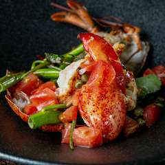 『活けオマール海老の鉄板焼き　』