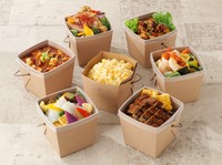 ・オレンジ　海老のチリソース煮＆黄金炒飯
・ブラック　三元豚の黒酢酢豚＆黄金炒飯
・レッド　　弥平唐辛子の麻婆豆腐＆黄金炒飯
・イエロー　サクサク油淋鶏＆黄金炒飯
・ホワイト　紋甲烏賊の旨塩炒め＆黄金炒飯