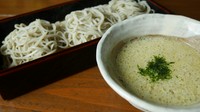 大和芋と卵仕立てのとろろ汁でどうぞ