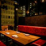 6名様～最大24名様まで テーブル席 芝の間