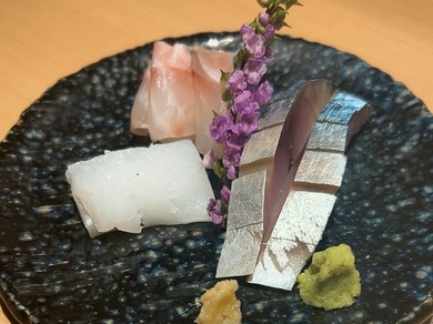 造り三種盛り合せ