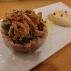 まぐろねぎとろのタルタル仕立て～ゆずこしょうマヨネーズ～