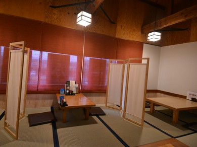 小上がり席はファミリーにも最適