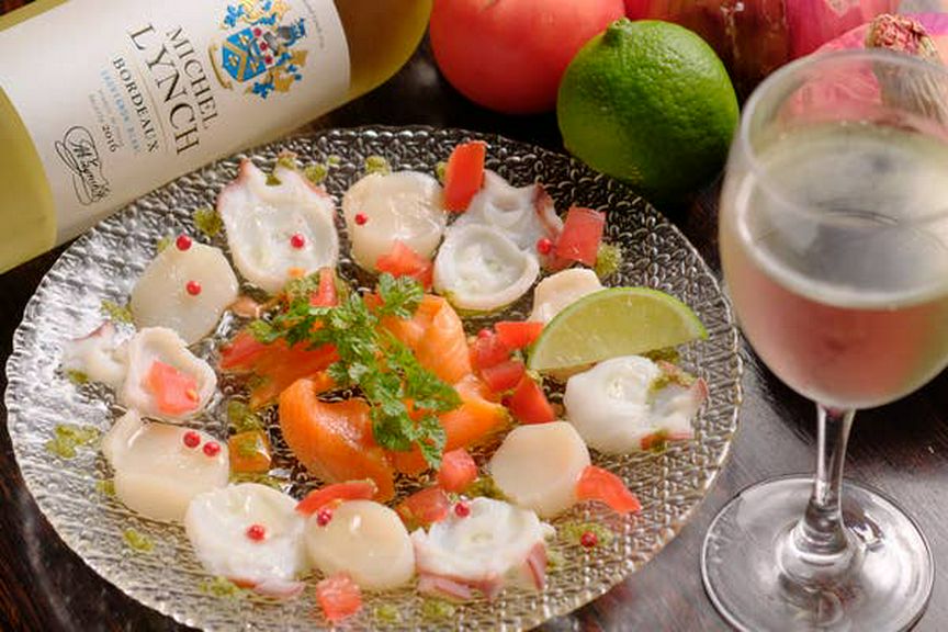 鮮魚のカルパッチョ