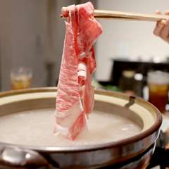前沢牛満喫＋上ステーキコース『しゃぶしゃぶ』〈個室確約〉