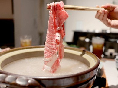 前沢牛満喫＋上ステーキコース『しゃぶしゃぶ』〈個室確約〉