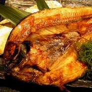 魚然名物！　大とろホッケ。食べ応え抜群です。