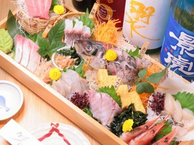 当店一押し！！魚然の豪華刺身盛り合わせ