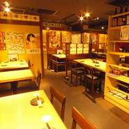 仕事が終わったあとの一杯が美味しくなる雰囲気、サービスが定評の有る席です！