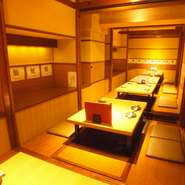 最大26名様が入れる大型堀ごたつです！　宴会にピッタリ