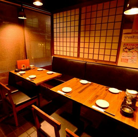 個室は5名から。最大30名様まで