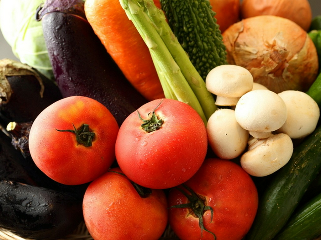 お野菜とオリジナルメニュー