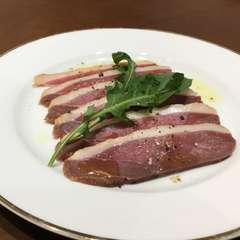 自家製の鴨生ハム