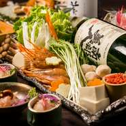 当店名物！『豪華濃厚海老だし鍋』
