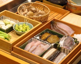 丁寧に下拵えされた素材