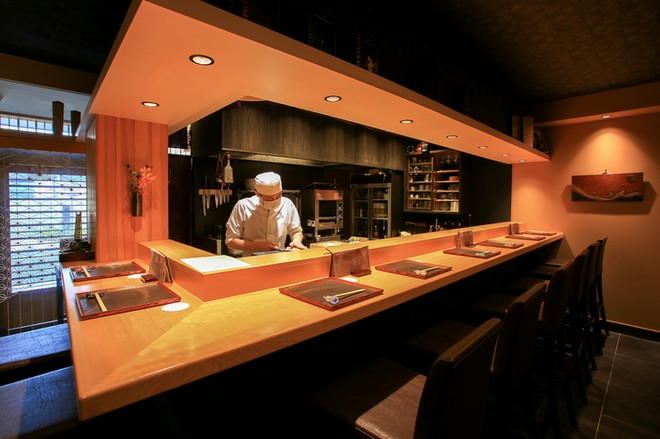 カウンター席がある