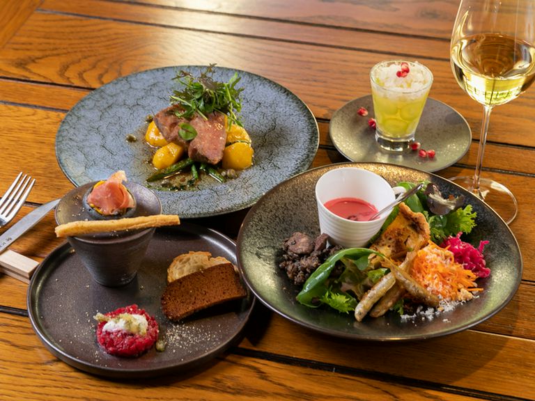 京都の旬野菜をふんだんに取り入れた『ランチコース』