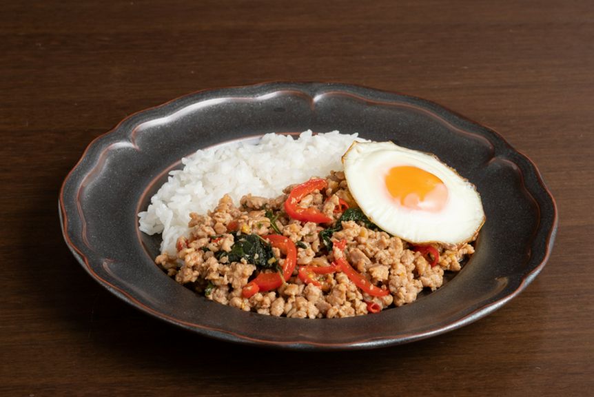 鹿児島香潤鶏のガバオライス