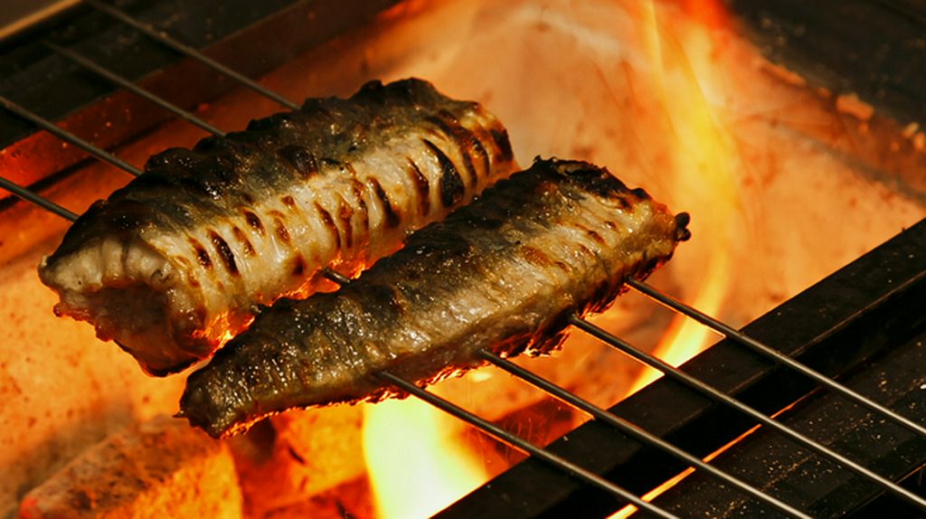 ディナーコース　例）うなぎの炭焼き