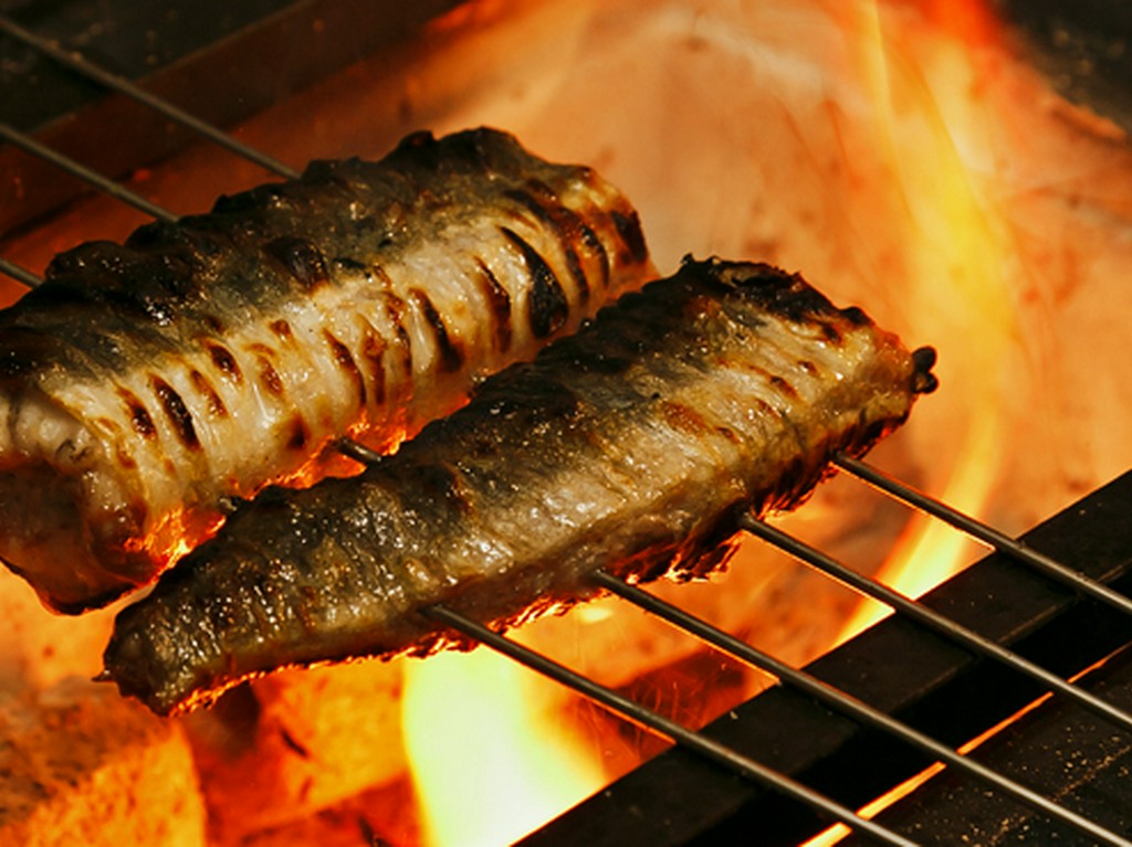 ディナーコース　例）うなぎの炭焼き
