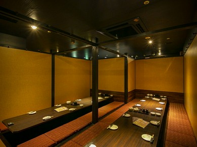 全席個室完備。1名様から個室ご案内します