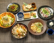 新鮮素材の鮮魚や牛・鶏料理をリーズナブルに！お手軽コース
