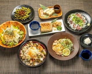 新鮮素材の鮮魚や牛・鶏料理をリーズナブルに！お手軽コース