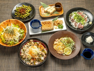 新鮮素材の鮮魚や牛・鶏料理をリーズナブルに！お手軽コース