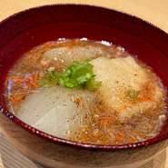 赤貝とうるいの酢味噌和え