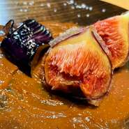 イチジクの天麩羅