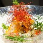 栄養満点なわかさぎと香味野菜の香り豊かな南蛮漬け! 北部ならではのシンプルで上品な味わいは食前酒にぴったり 