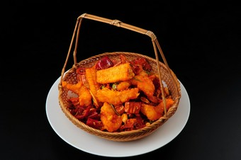 海老の辛味サクサク揚げ